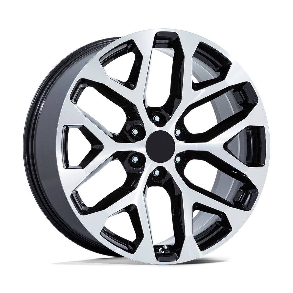 Performance Replicas PR177 22x9 Gloss Black w/Machined Face 24mm ET 78.1mm CB 6x139.7