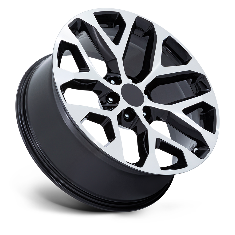 Performance Replicas PR177 22x9 Gloss Black w/Machined Face 24mm ET 78.1mm CB 6x139.7
