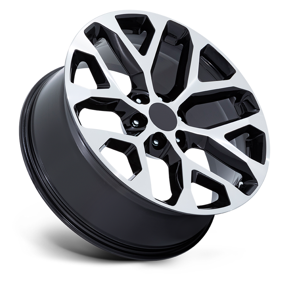 Performance Replicas PR177 22x9 Gloss Black w/Machined Face 24mm ET 78.1mm CB 6x139.7