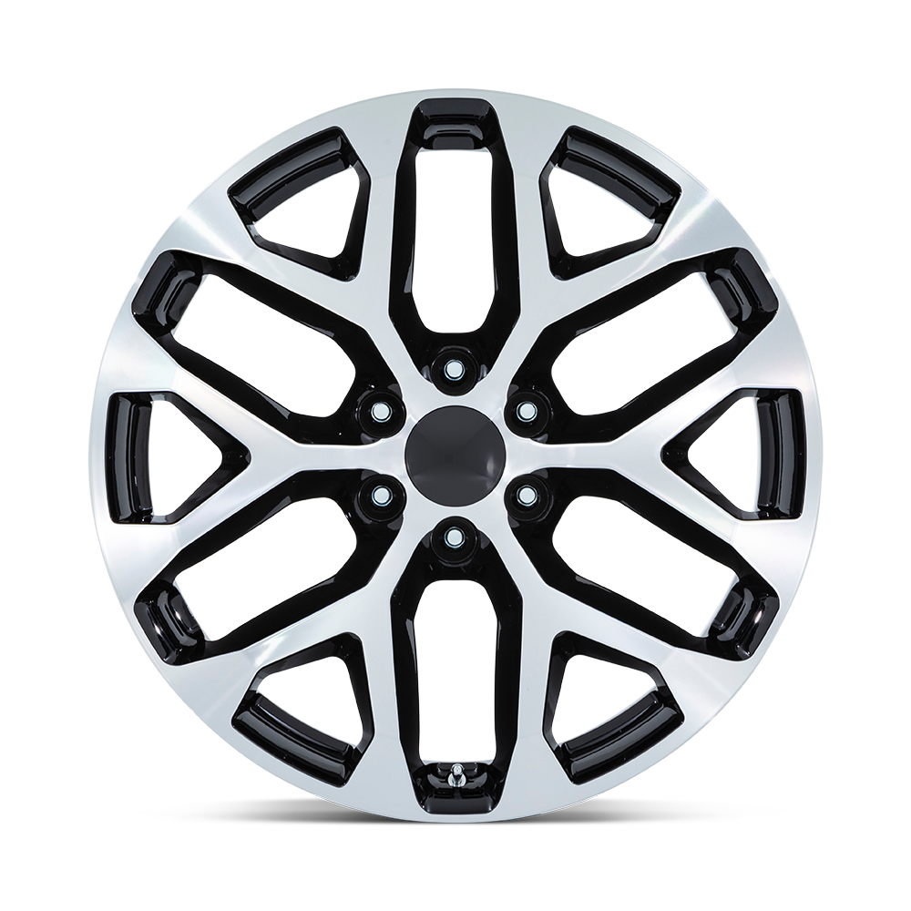 Performance Replicas PR177 22x9 Gloss Black w/Machined Face 24mm ET 78.1mm CB 6x139.7