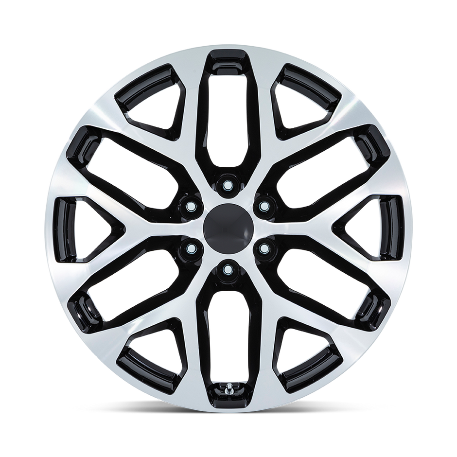 Performance Replicas PR177 22x9 Gloss Black w/Machined Face 24mm ET 78.1mm CB 6x139.7