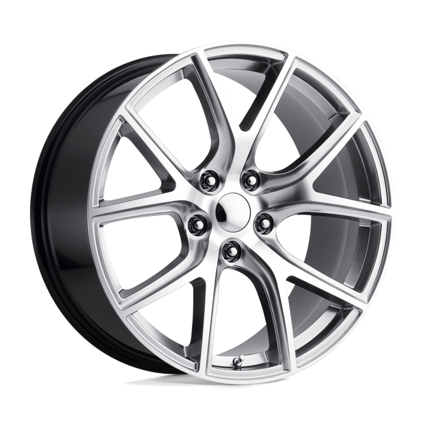 Performance Replicas PR181 20x10 Hyper Silver Machined 50mm ET 71.5mm CB 5x127