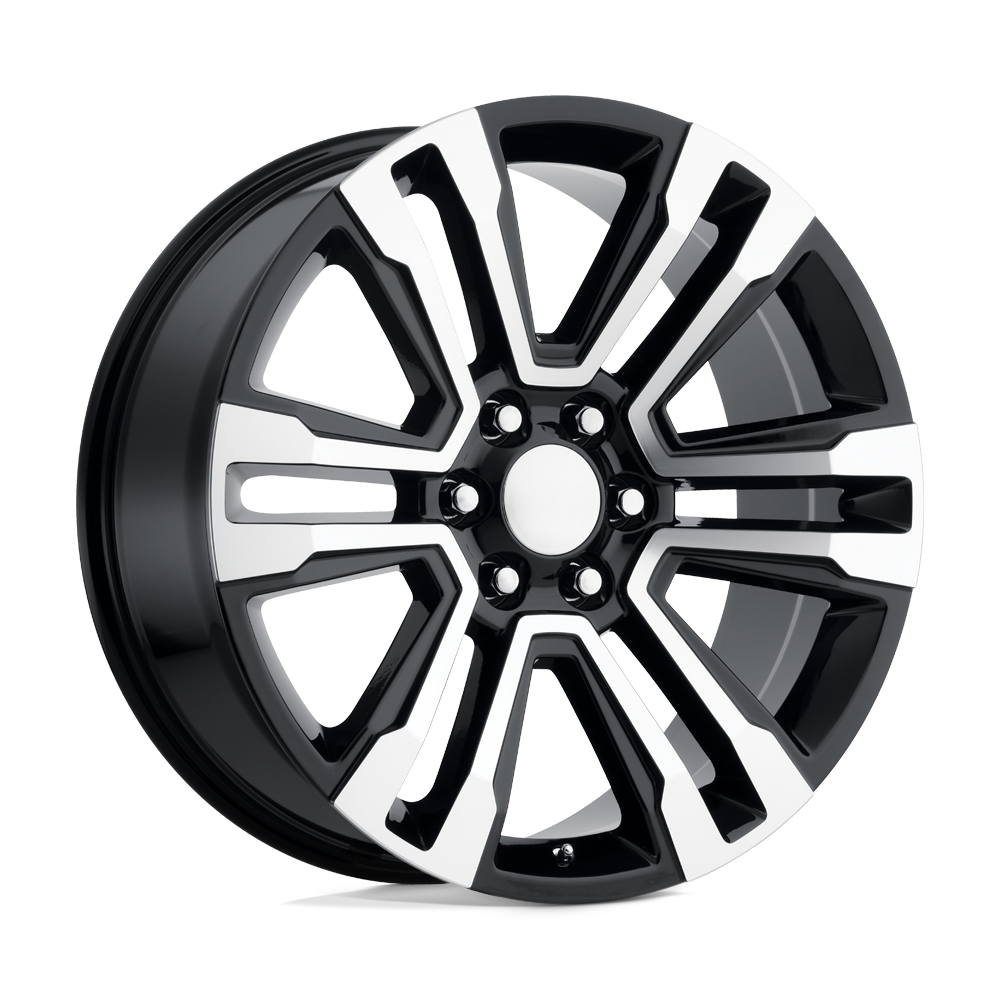 Performance Replicas PR182 22x9 Gloss Black Machined 24mm ET 78.1mm CB 6x139.7