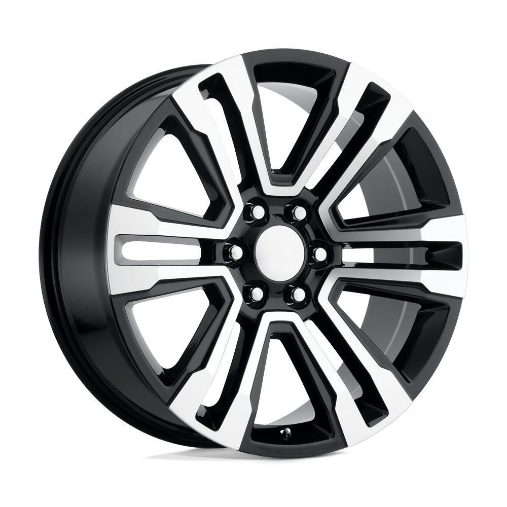 Performance Replicas PR182 20x9 Gloss Black Machined 24mm ET 78.1mm CB 6x139.7
