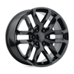 Performance Replicas PR196 22x9 Satin Black 24mm ET 78.1mm CB 6x139.7