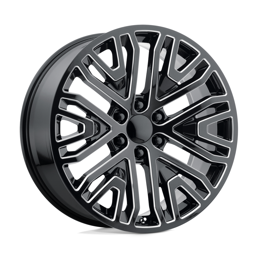 Performance Replicas PR197 22x9 Gloss Black Milled 28mm ET 78.1mm CB 6x139.7