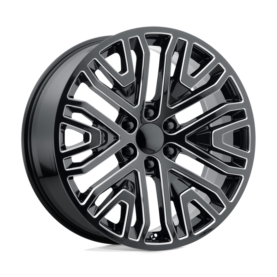 Performance Replicas PR197 22x9 Gloss Black Milled 28mm ET 78.1mm CB 6x139.7