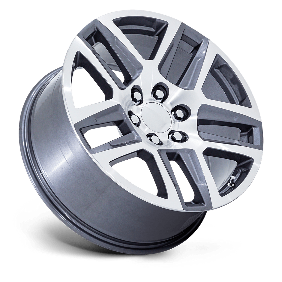 Performance Replicas PR203 20x9 Gunmetal Machined 28mm ET 78.1mm CB 6x139.7