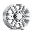 Performance Replicas PR207 22x8.5 Chrome 44mm ET 124.2mm CB 8x180
