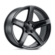Performance Replicas PR209 20x10.5 Satin Black 22mm ET 71.5mm CB 5x115