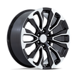 Performance Replicas PR211 22x9 Gloss Black w/Machined Face 28mm ET 78.1mm CB 6x139.7