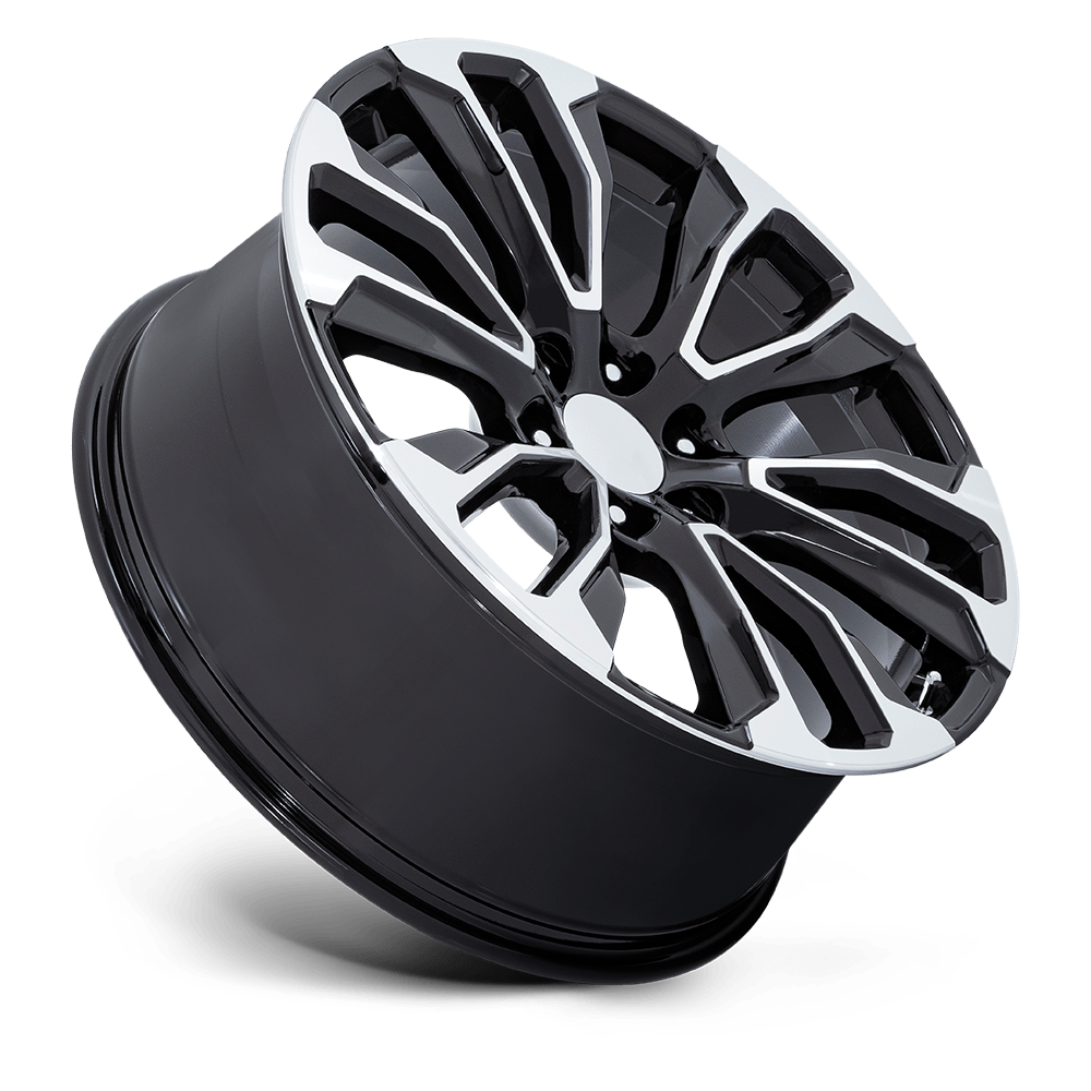Performance Replicas PR211 22x9 Gloss Black w/Machined Face 28mm ET 78.1mm CB 6x139.7