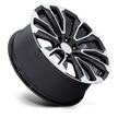 Performance Replicas PR211 22x9 Gloss Black w/Machined Face 28mm ET 78.1mm CB 6x139.7