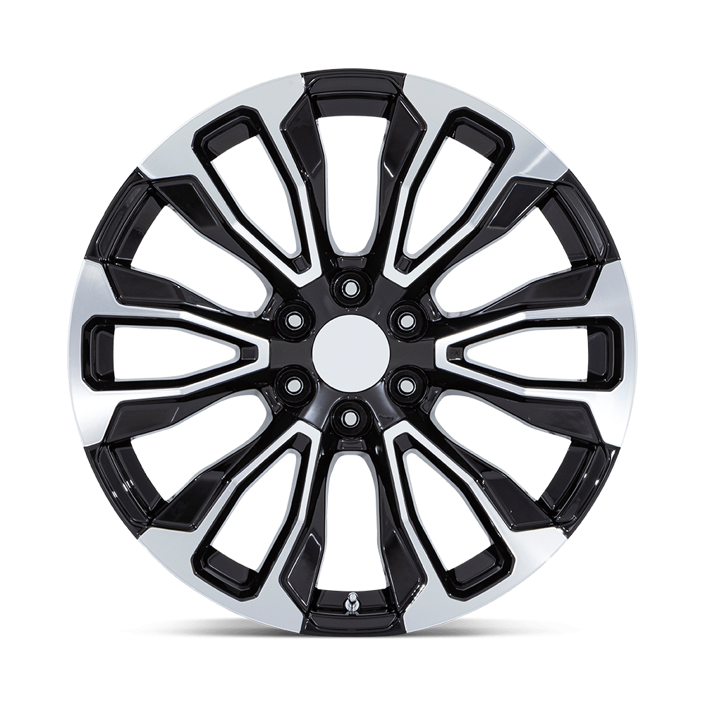 Performance Replicas PR211 22x9 Gloss Black w/Machined Face 28mm ET 78.1mm CB 6x139.7