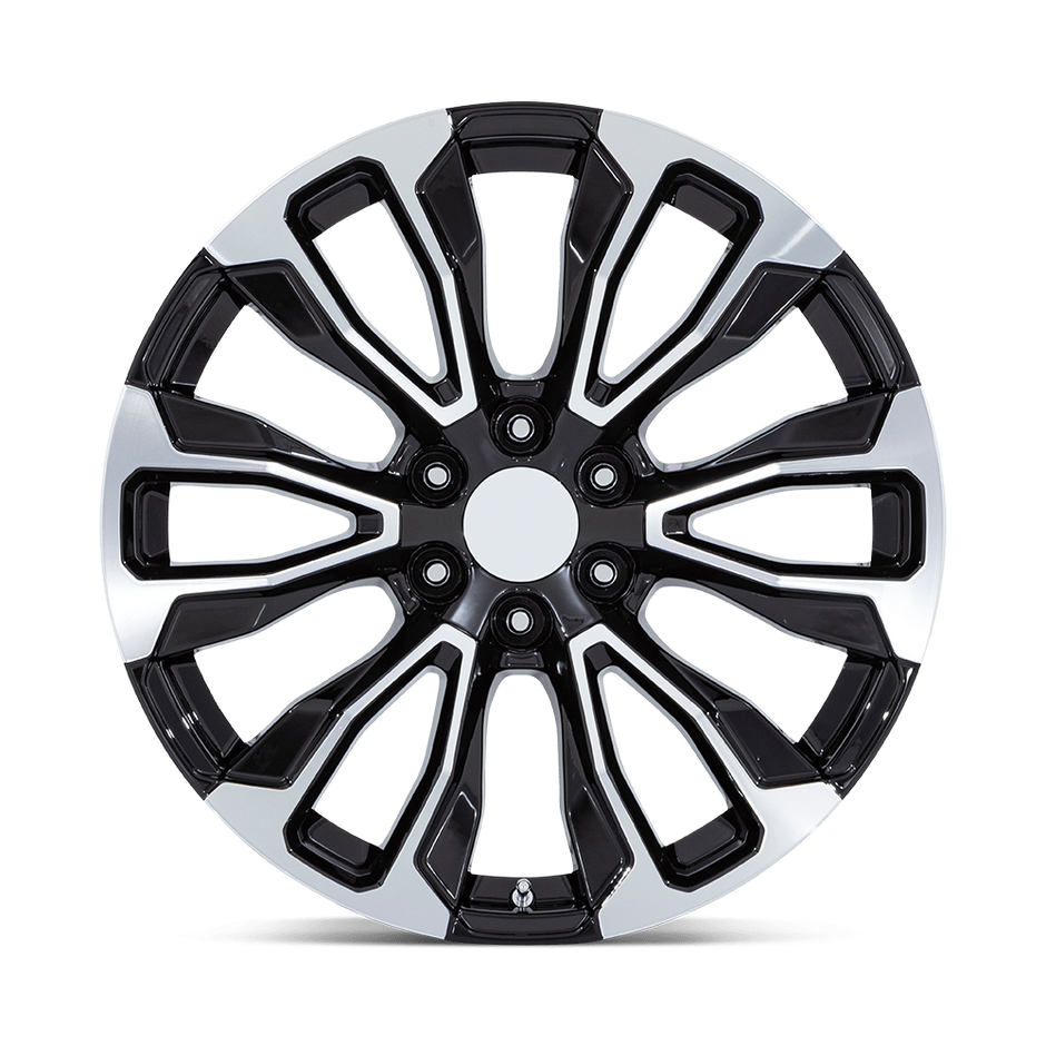Performance Replicas PR211 22x9 Gloss Black w/Machined Face 28mm ET 78.1mm CB 6x139.7
