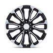 Performance Replicas PR211 22x9 Gloss Black w/Machined Face 28mm ET 78.1mm CB 6x139.7