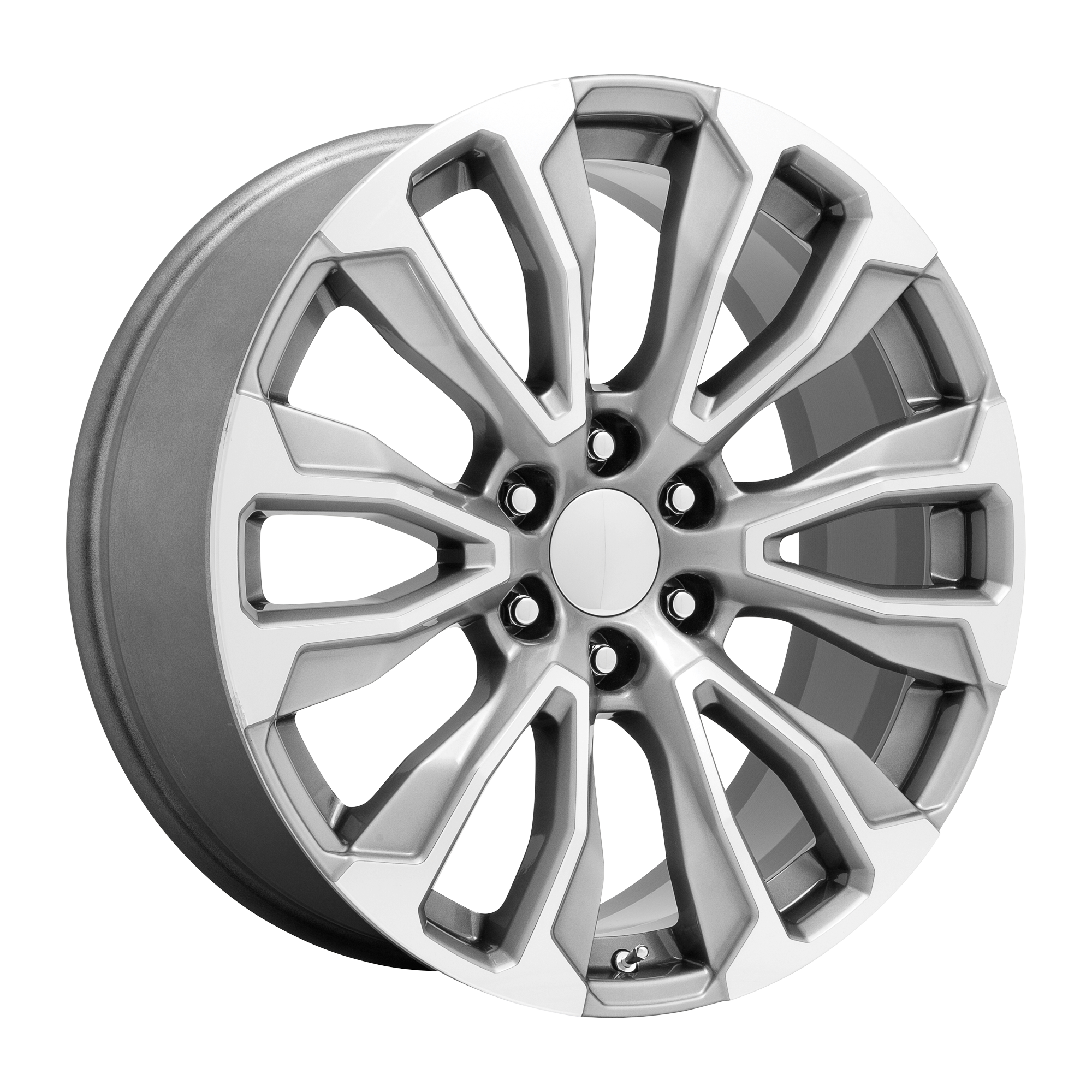 Performance Replicas PR211 22x9 Silver Machined Face 28mm ET 78.1mm CB 6x139.7