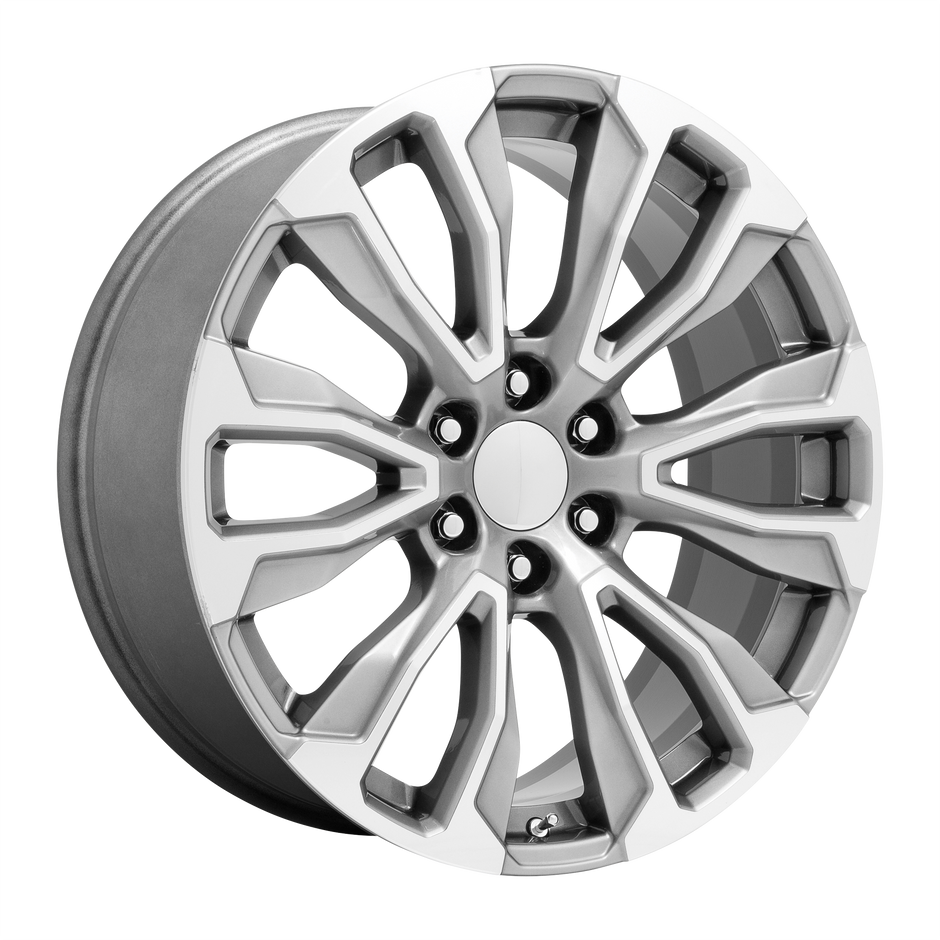 Performance Replicas PR211 22x9 Silver Machined Face 28mm ET 78.1mm CB 6x139.7
