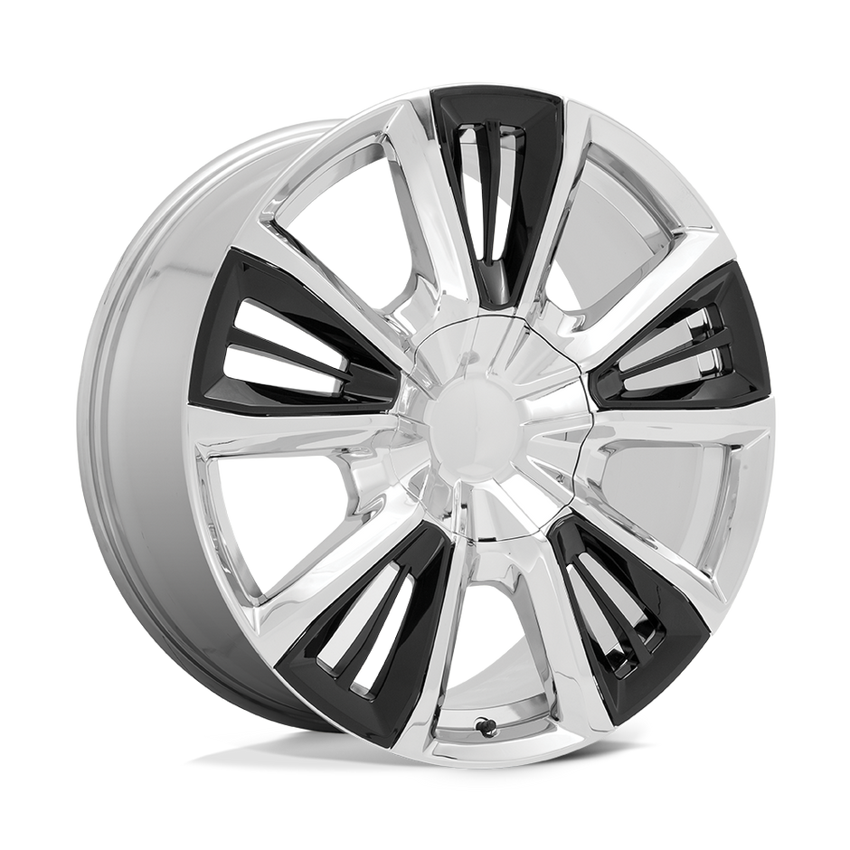 Performance Replicas PR212 22x9 Chrome w/Gloss Black Accents 28mm ET 78.1mm CB 6x139.7