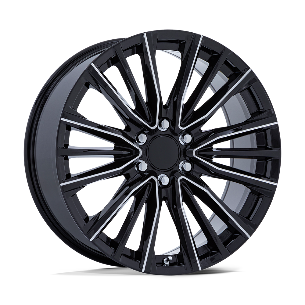 Performance Replicas PR223 22x9 Gloss Black Milled 28mm ET 78.1mm CB 6x139.7