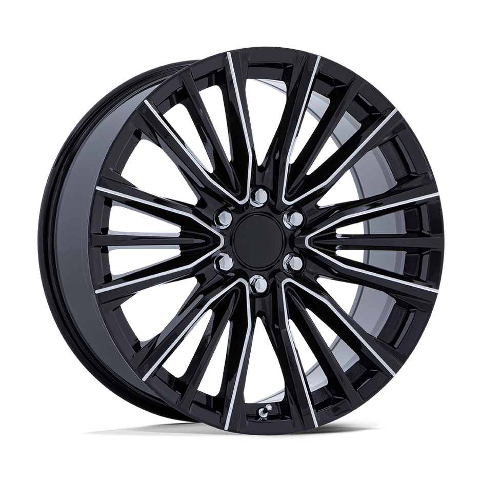 Performance Replicas PR223 22x9 Gloss Black Milled 28mm ET 78.1mm CB 6x139.7