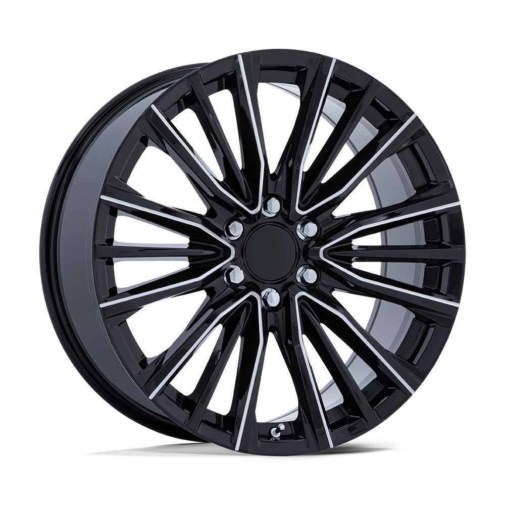 Performance Replicas PR223 26x10 Gloss Black Milled 28mm ET 78.1mm CB 6x139.7