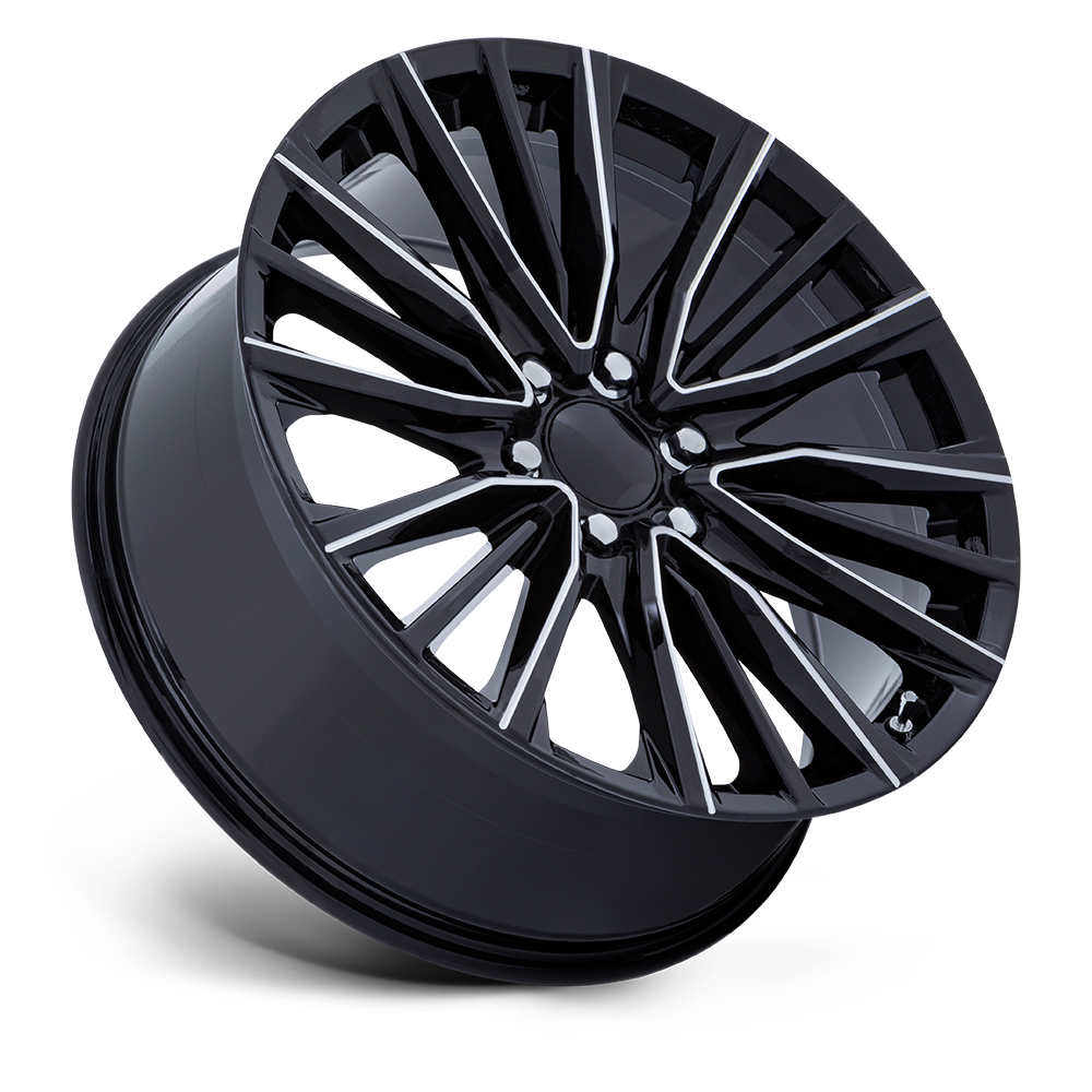 Performance Replicas PR223 26x10 Gloss Black Milled 28mm ET 78.1mm CB 6x139.7