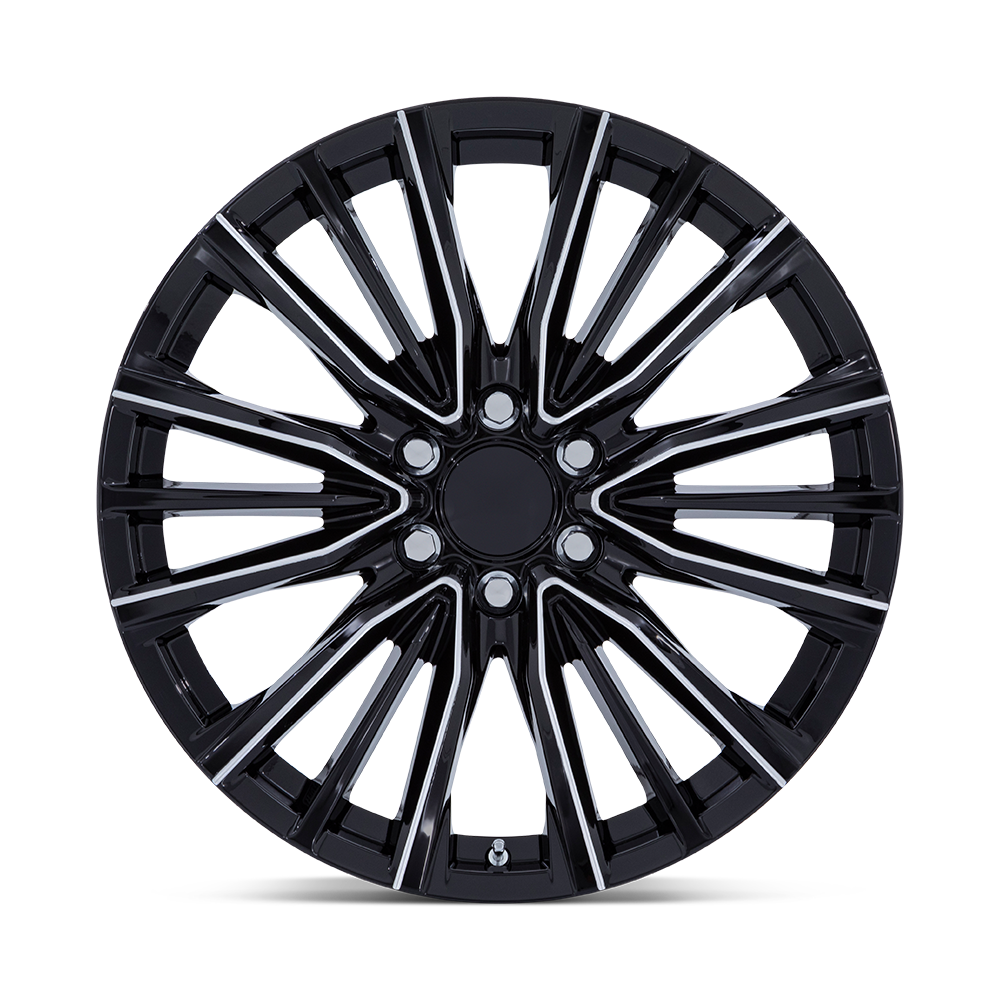 Performance Replicas PR223 26x10 Gloss Black Milled 28mm ET 78.1mm CB 6x139.7