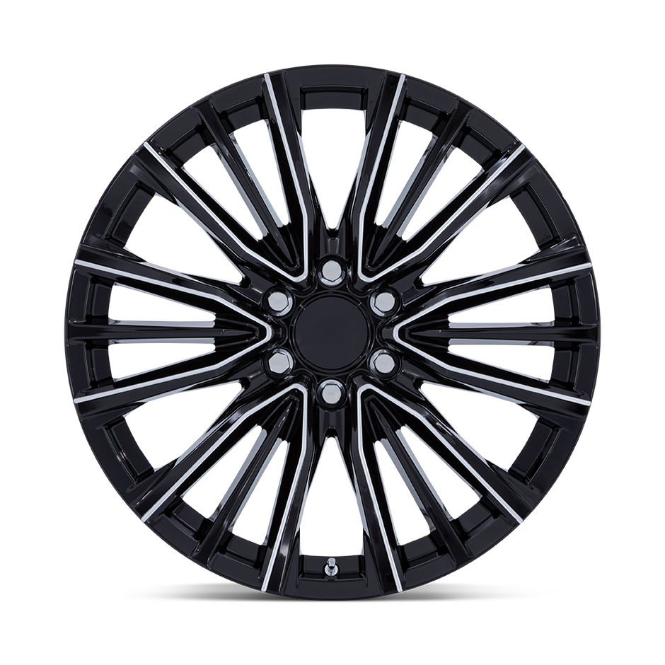 Performance Replicas PR223 26x10 Gloss Black Milled 28mm ET 78.1mm CB 6x139.7