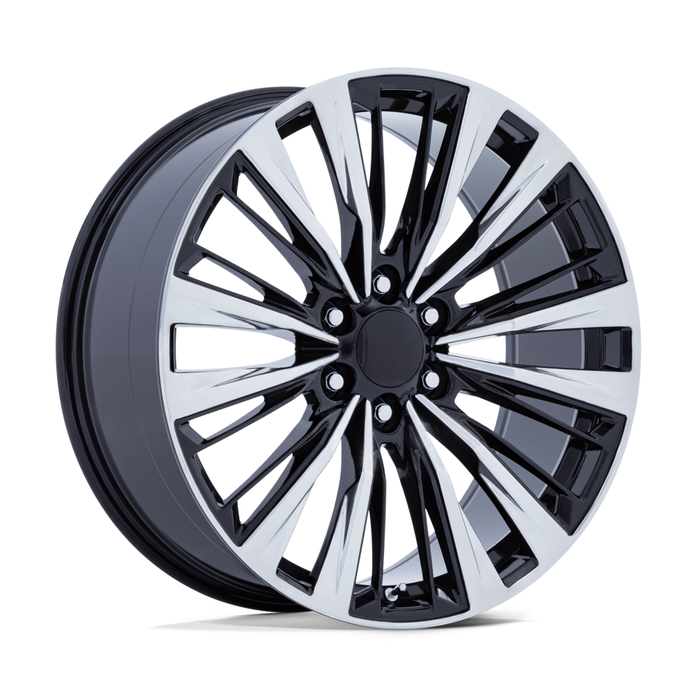 Performance Replicas PR226 22x9 Gloss Black w/Polished 28mm ET 78.1mm CB 6x139.7