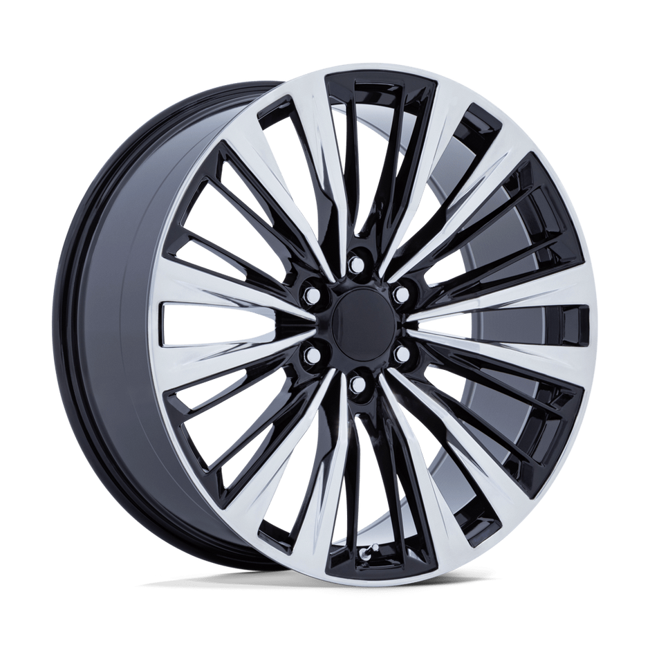 Performance Replicas PR226 22x9 Gloss Black w/Polished 28mm ET 78.1mm CB 6x139.7