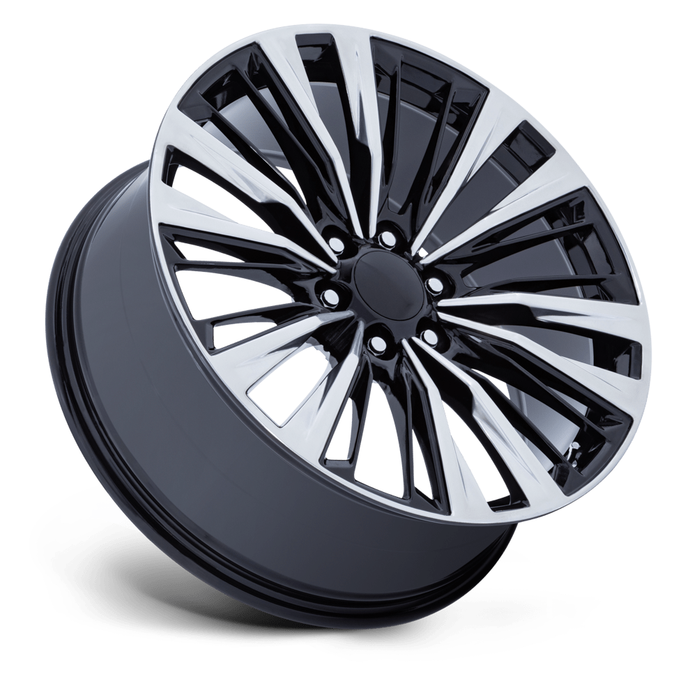 Performance Replicas PR226 22x9 Gloss Black w/Polished 28mm ET 78.1mm CB 6x139.7