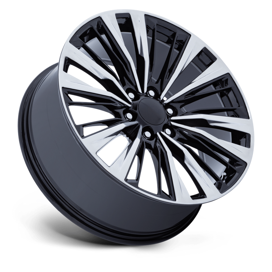 Performance Replicas PR226 22x9 Gloss Black w/Polished 28mm ET 78.1mm CB 6x139.7