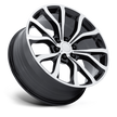 Performance Replicas PR230 24x10 Gloss Black w/Machined Face 31mm ET 87.1mm CB 6x135