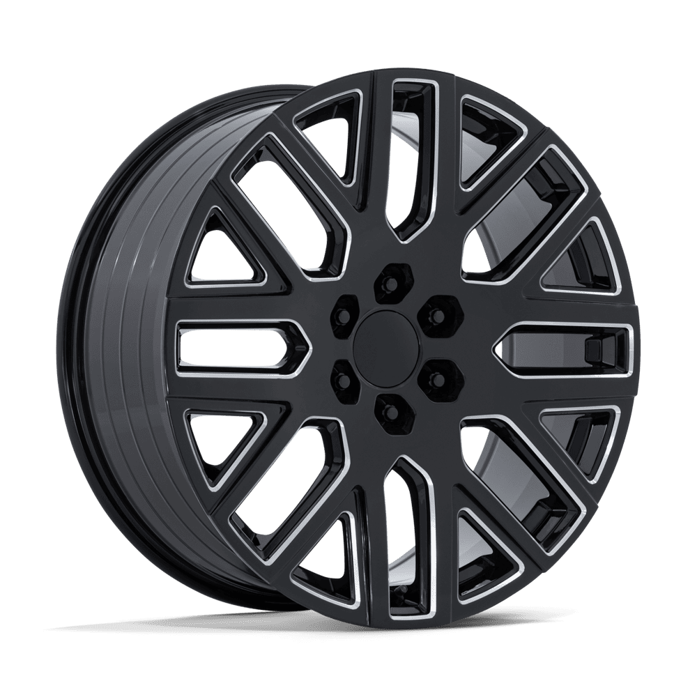 Performance Replicas PR231 22x9 Gloss Black Milled 28mm ET 78.1mm CB 6x139.7