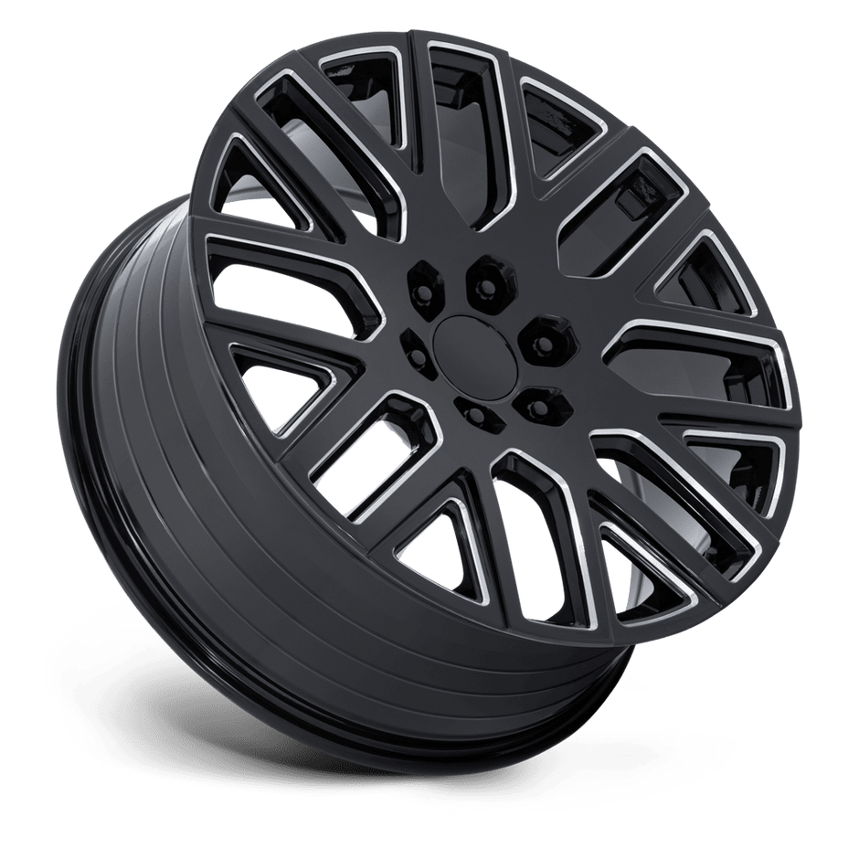 Performance Replicas PR231 22x9 Gloss Black Milled 28mm ET 78.1mm CB 6x139.7