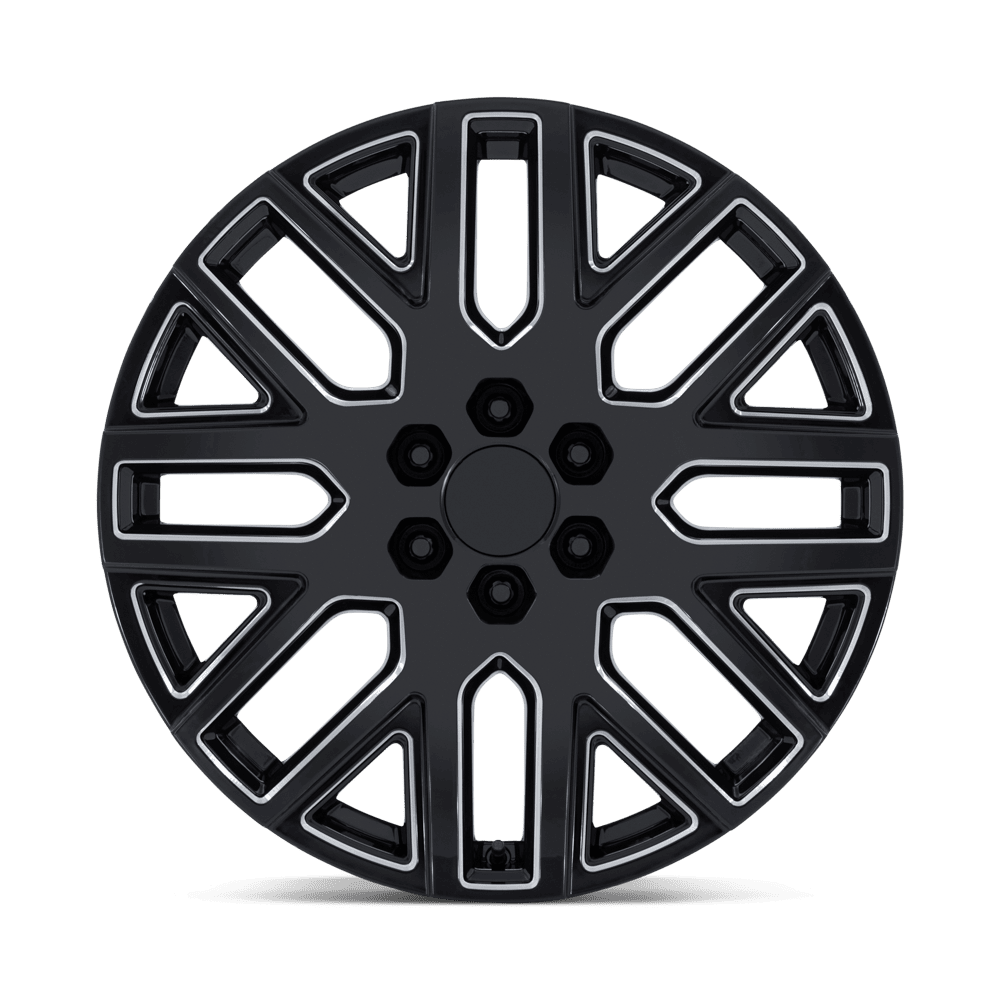 Performance Replicas PR231 22x9 Gloss Black Milled 28mm ET 78.1mm CB 6x139.7