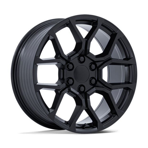 Performance Replicas PR233 22x9 Satin Black 28mm ET 78.1mm CB 6x139.7