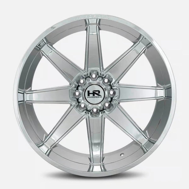 Hardrock Offroad Painkiller Xposed 22x12 Chrome -44mm ET 87.1mm CB 6x135 wheel