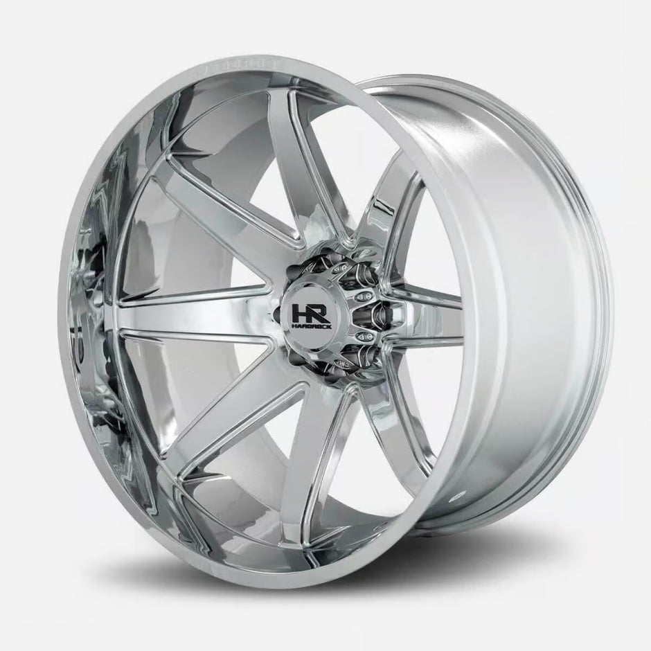Hardrock Offroad Painkiller Xposed 20x10 Chrome -19mm ET 124.3mm CB 8x180 wheel