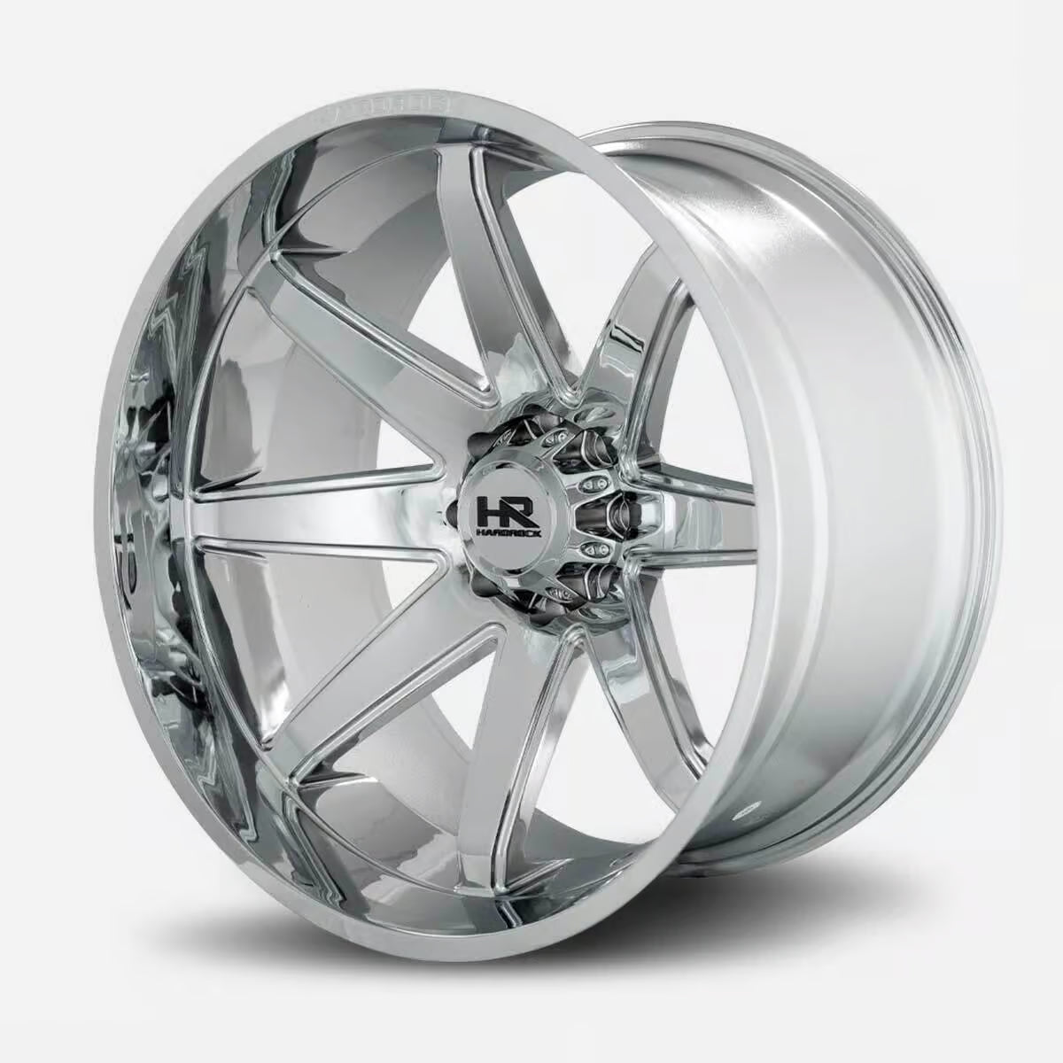 Hardrock Offroad Painkiller Xposed 26x14 Chrome -76mm ET 124.3mm CB 8x180 wheel