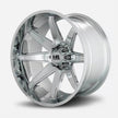 Hardrock Offroad Painkiller Xposed 22x12 Chrome -44mm ET 78.1mm CB 5x127 wheel