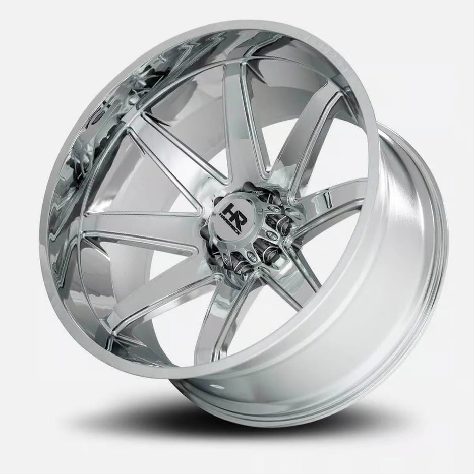 Hardrock Offroad Painkiller Xposed 20x12 Chrome -44mm ET 124.3mm CB 8x180 wheel