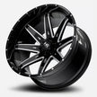 Hardrock Offroad Painkiller Xposed 20x10 Gloss Black Milled -19mm ET 87.1mm CB 6x135 wheel