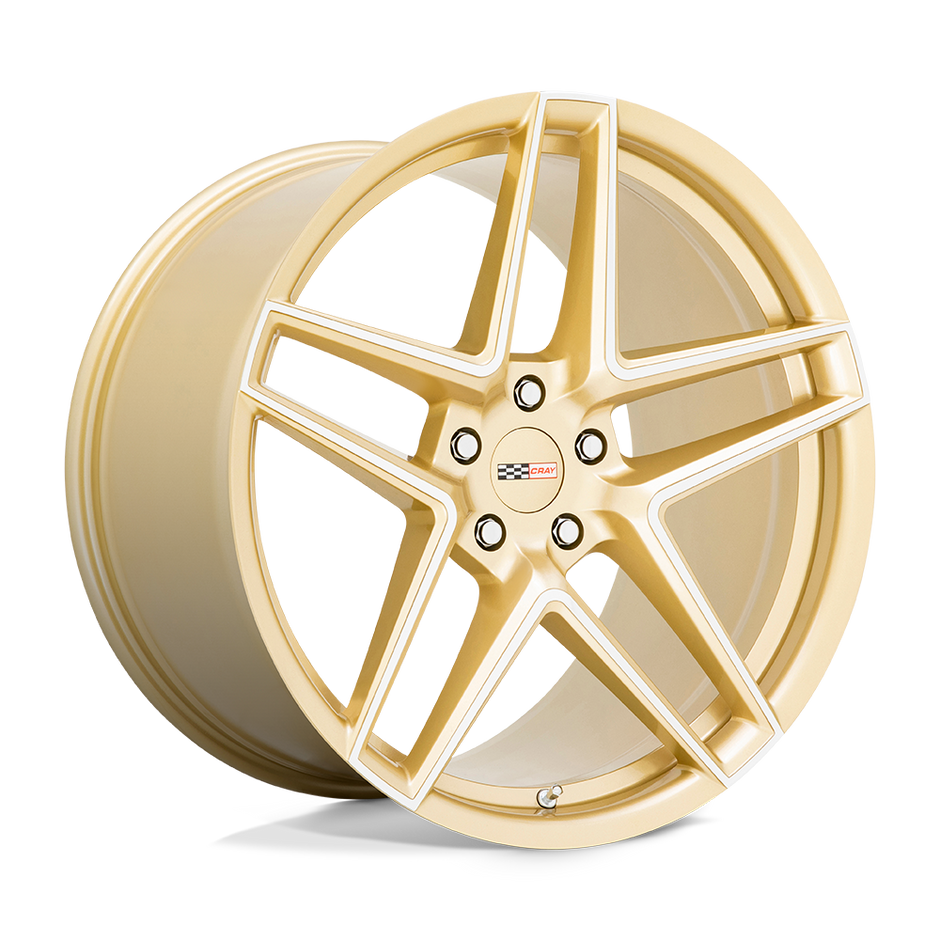 Cray Wheels Panthera 21x12 Gloss Gold w/Mirror Face 52mm ET 67.06mm CB 5x120
