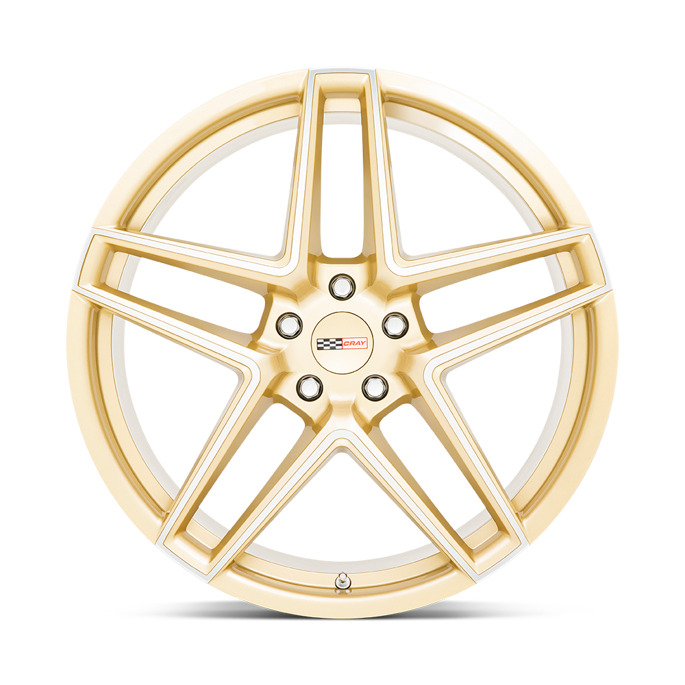 Cray Wheels Panthera 21x12 Gloss Gold w/Mirror Face 52mm ET 67.06mm CB 5x120