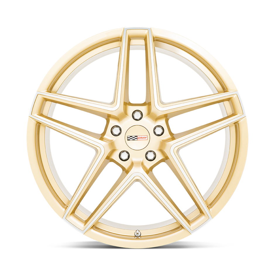 Cray Wheels Panthera 21x12 Gloss Gold w/Mirror Face 52mm ET 67.06mm CB 5x120