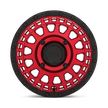 Black Rhino Hard Alloys Parker UTV Beadlock 14x7 Candy Red w/Black Bead Ring 36mm ET 80.2mm CB 4x110