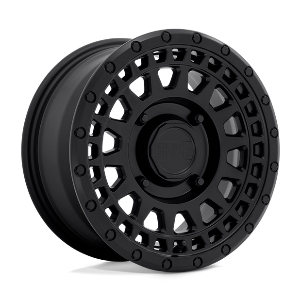 Black Rhino Hard Alloys Parker UTV 14x7 Matte Black 51mm ET 106.1mm CB 4x137