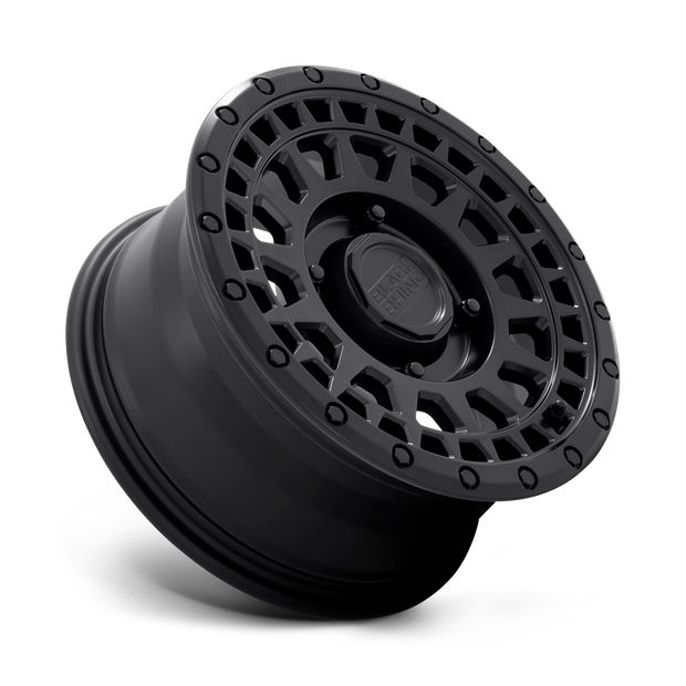 Black Rhino Hard Alloys Parker UTV 14x7 Matte Black 51mm ET 106.1mm CB 4x137